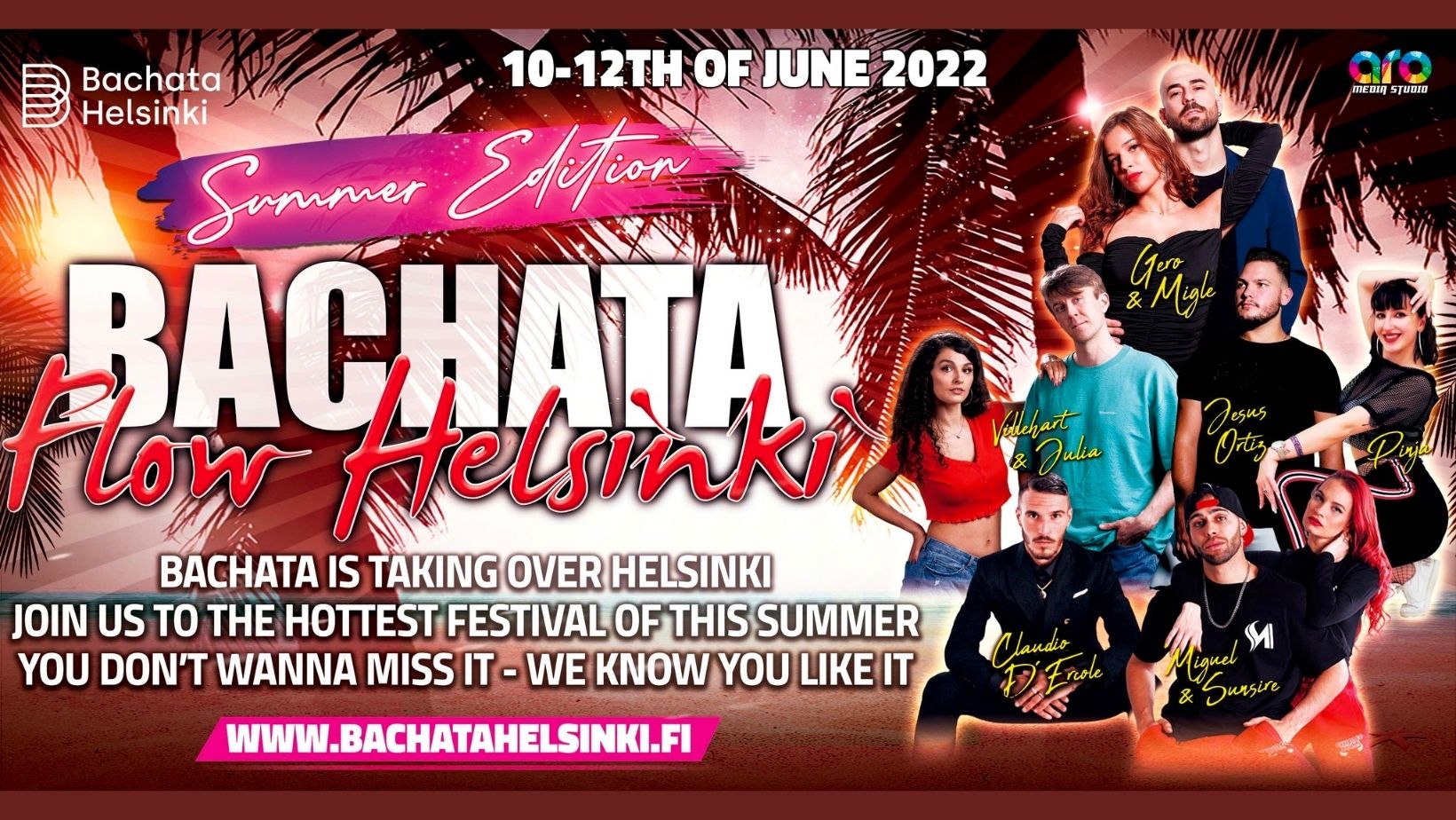 Bachata Flow Summer Edition￼  - the best bachata festivals  of Europe
