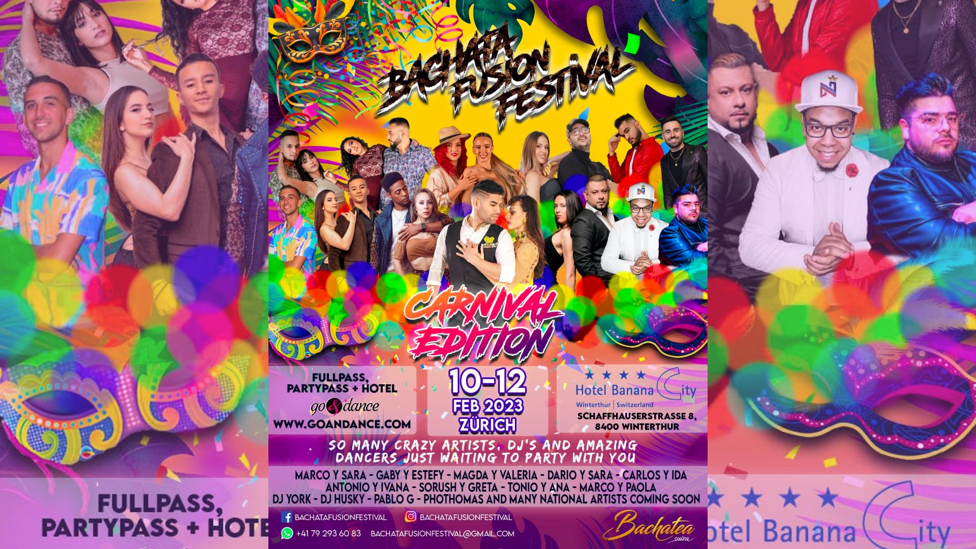 Bachata Fusion Festival 2023 - Carnival Edition  - the  best bachata festivals of Europe