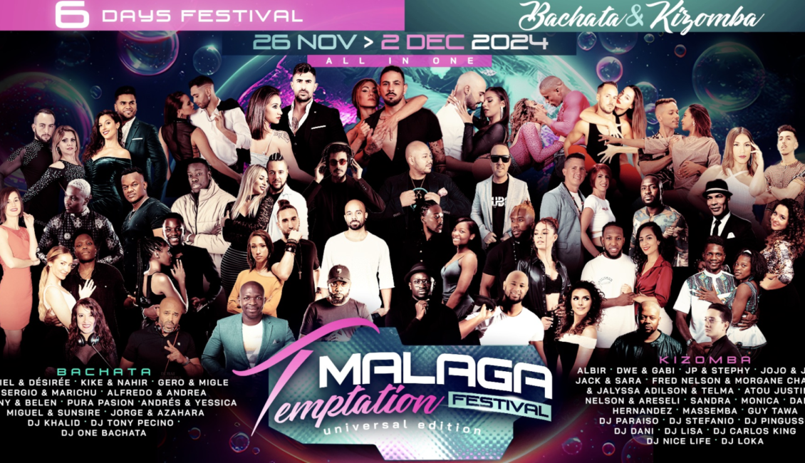 Malaga Temptation Festival 2024 (Universal Edition )🇪🇸 - Discount Available 9 Malaga Temptation Festival Universal Edition 2024 - Bachata & Kizomba - Code Discount