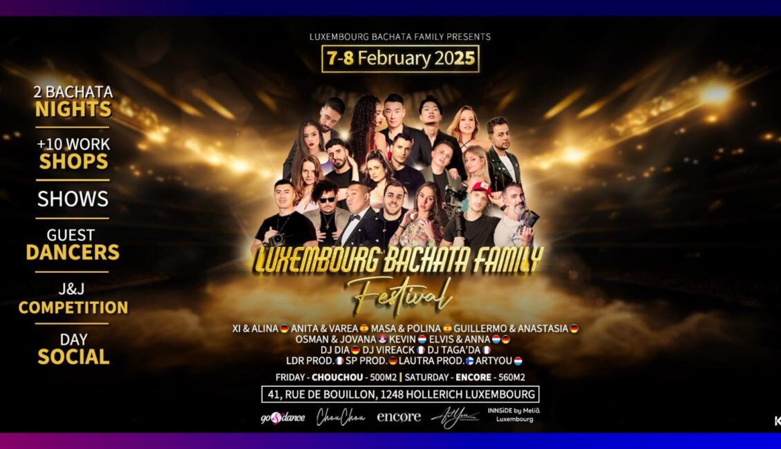 Luxembourg Bachata Family Festival 2025 - Discount Available 1 Luxembourg Bachata Family Festival 2025 (1)