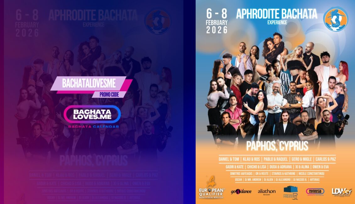 Aphrodite Bachata Experience 2026 3 Aphrodite Bachata Experience 2026 Paphos Cyprus