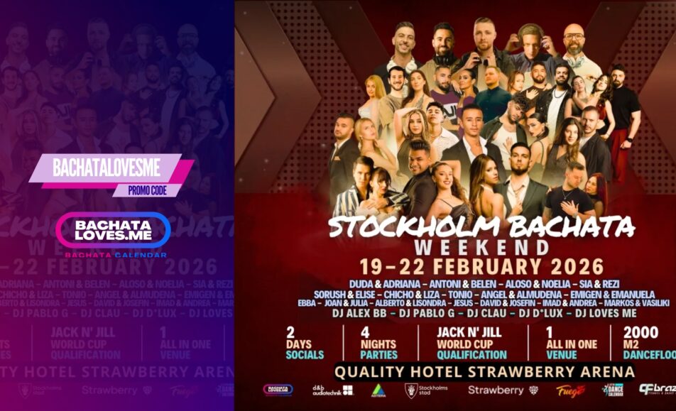 Stockholm Bachata Weekend 2026 - Discount Available 2 Stockholm Bachata Weekend 2026