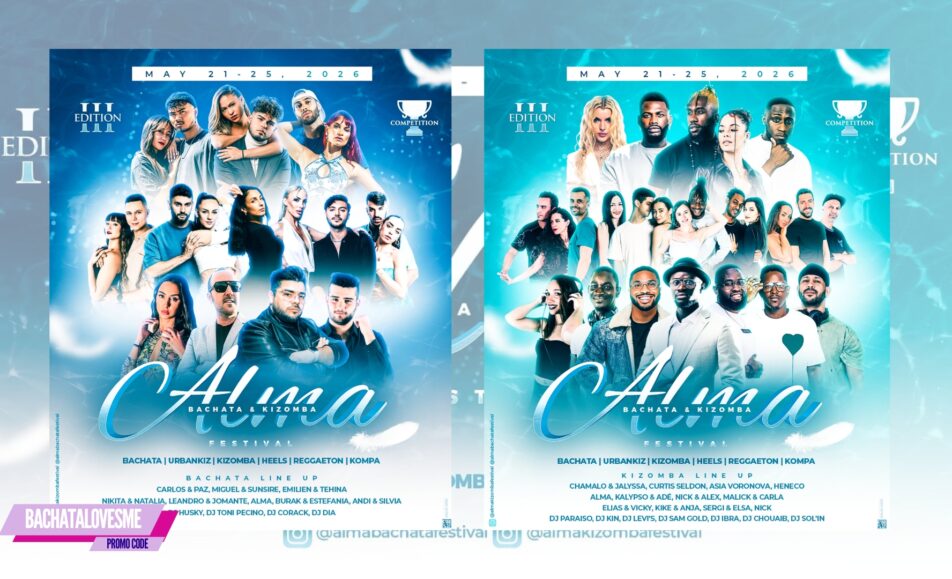 <strong>Alma Bachata Festival 202</strong>6 3 Alma Bachta Kizomba Festival Spain 2026
