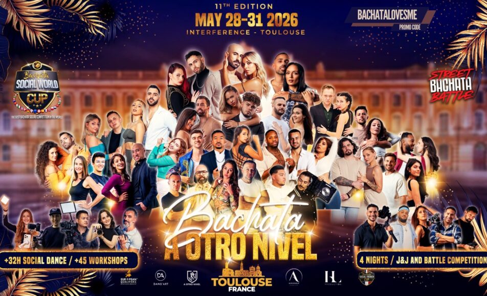 Bachata A Otro Nivel 2026 – 11th Edition – Discount Available 8 Bachata a Otro nivel Toulouse 2026 France - Discount code Available