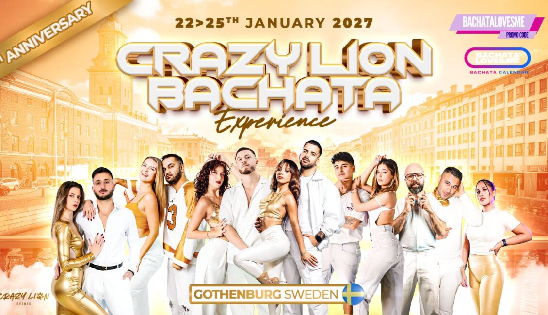 Crazy Lion Bachata Experience 2027 – 10th Anniversary 🇸🇪 Discount Available 1 Crazy Lion Bachata Experience