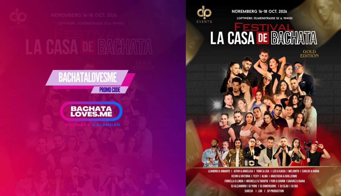 La Casa de Bachata Festival 2026 – The Golden Edition 🇩🇪 Discount Available 1 La Casa de Bachata 2026